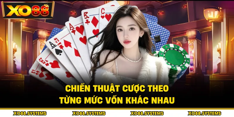 Chiến thuật cược theo từng mức vốn khác nhau