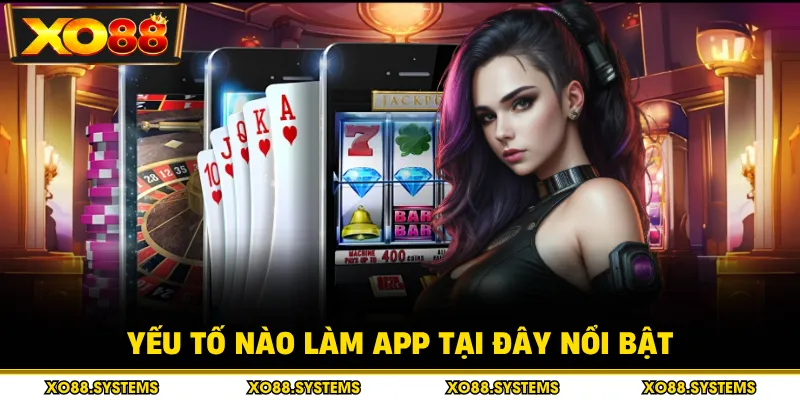 Yếu tố nào làm app tại đây nổi bật